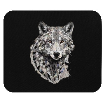 Discover the wolf Mouse Pads