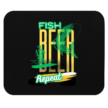 Discover Fish, Beer, Repeat Mouse Pads