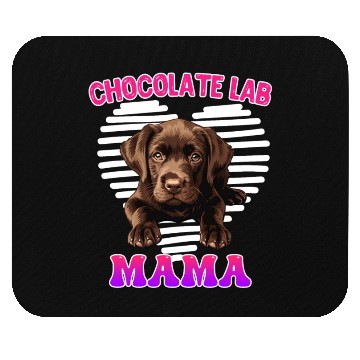 Discover Labrador Retriever CHOCOLATE LAB MOM Labrador Mouse Pads
