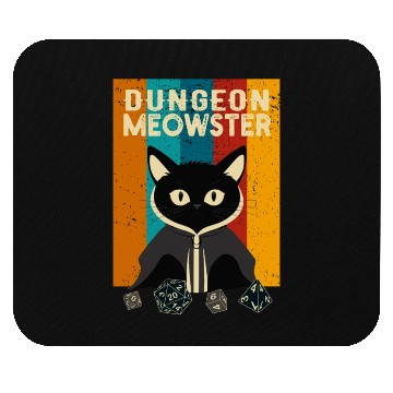 Discover Dungeon Meowster Mouse Pads