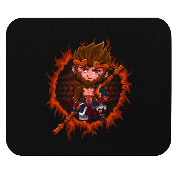 Discover Chibi Monkey King Mouse Pads