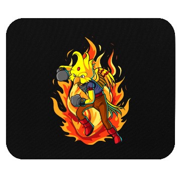 Discover The Boxing Bird of Paradise Mouse Pads