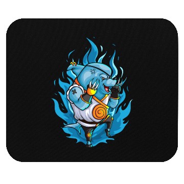Discover The Fighter Shark With The Iron Claw Mouse Pads
