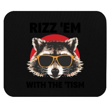 Discover Rizz God: Autism Awareness Opossum Mouse Pads