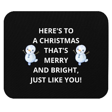 Discover Merry and Bright Christmas Wishes, Just Like You! Mouse Pads