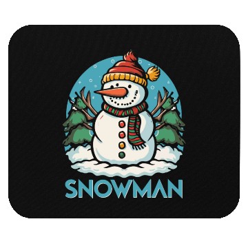 Discover Snowman Mouse Pads design premium