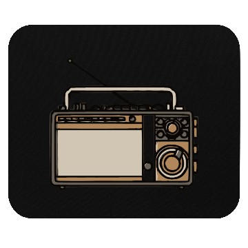 Discover Classic tube radio Mouse Pads