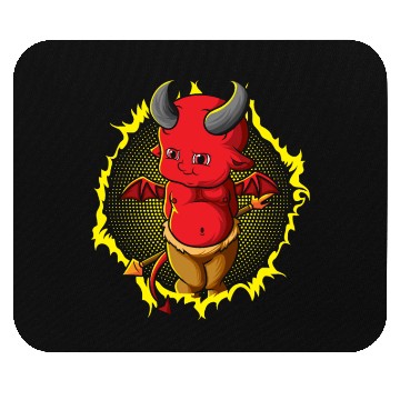 Discover The Little Baby Devil With Trident Mouse Pads
