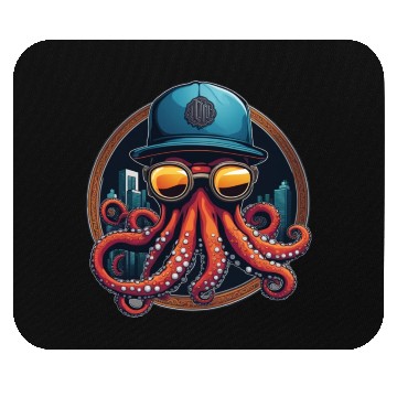 Discover Rapper Octopus Mouse Pads