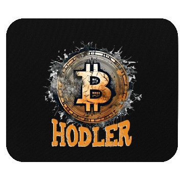 Discover Bitcoin Hodler Funny HODL BTC Crypto Trader Mouse Pads