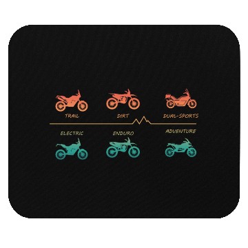 Discover Various Enduro Motocross Motorcycle Types Mouse Pads