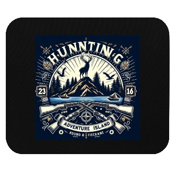 Discover Deer hunting Mouse Pads