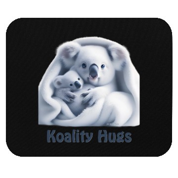 Discover Mama Koala & Joey: Koality Snuggling in Blanket Mouse Pads