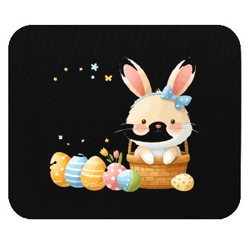 Discover Happy Easter design Mouse Pads
