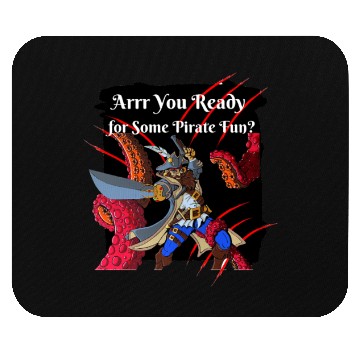 Discover Arrr you ready for some pirate fun Mouse Pads