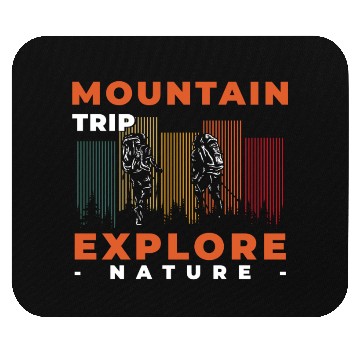 Discover Mountaineering Nature Lover Trekking Alps Mouse Pads