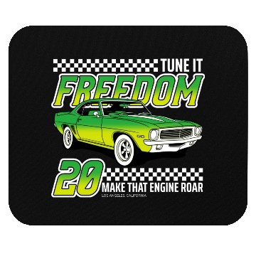 Discover Racing OLD car illustrated | muscle car Mouse Pads