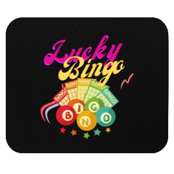 Discover Lucky bingo Mouse Pads