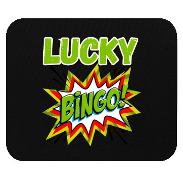 Discover Lucky bingo Mouse Pads