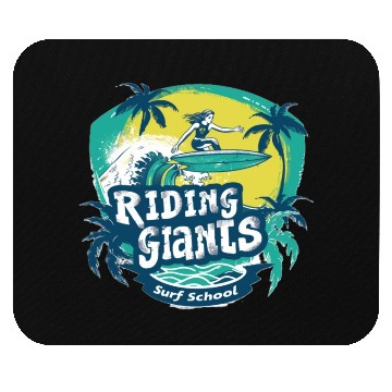 Discover Riding Giants Surf School Mouse Pads