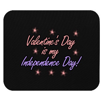 Discover Single Alone Lonely valentine's day joke Mouse Pads