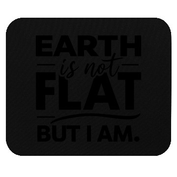 Discover Flat Earth Satire Ironic Jokes Mouse Pads