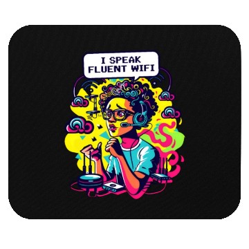Discover Network Engineering I Speak Fluent Wi-Fi Mouse Pads
