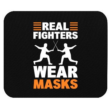 Discover Fencing Sport Fencer Mouse Pads