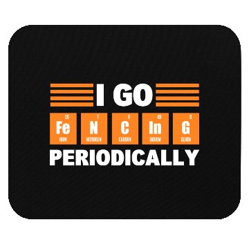 Discover Fencing Sport Swordsman Mouse Pads