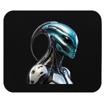 Discover Cyber Alien Darg Mouse Pads