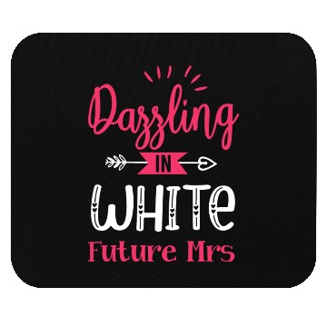 Discover Bridal Dazzling In White Mouse Pads