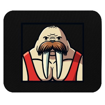 Discover Walrus Wrestler Mouse Pads
