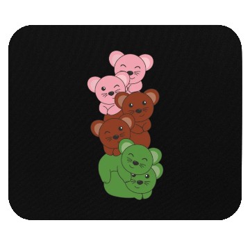 Discover Gynosexual Flag Pride Lgbtq Cute Mouse Mouse Pads