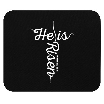 Discover He Is Risen Matthew 28:6 Christian Easter Jesus Mouse Pads