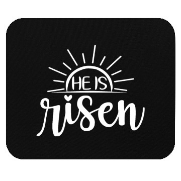 Discover He Is Risen Sunrise Christian Easter Jesus Mouse Pads