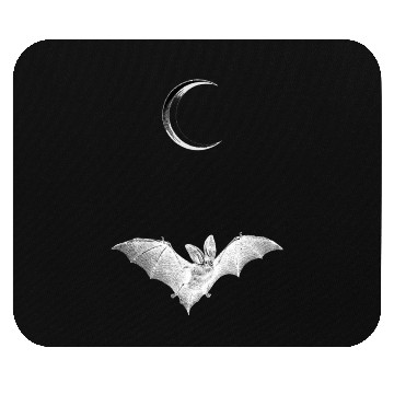 Discover Bat Moon Mouse Pads
