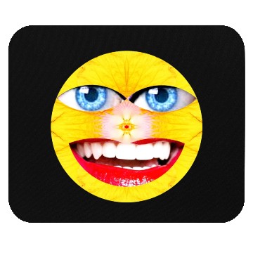 Discover Smile Face Have a Nice Day Promote Happiness Joy Mouse Pads