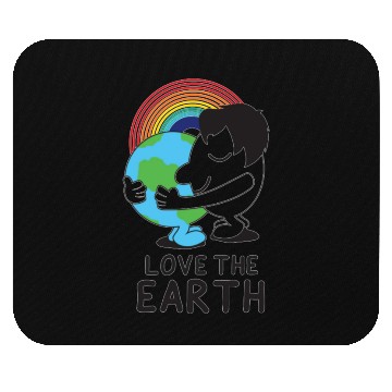 Discover Love the earth, climate change Mouse Pads