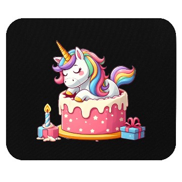 Discover Unicorn Cake Surprise Mouse Pads