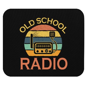 Discover Retro Old School Amatuer Radio Funny Mouse Pads