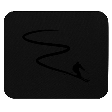 Discover Skiing Mountains Winter sports Nature Mouse Pads