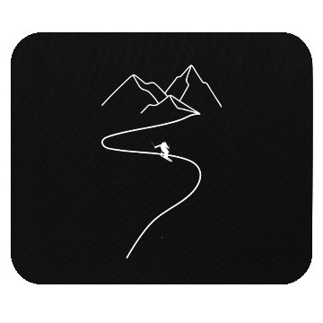 Discover Skiing Mountains Winter sports Nature Mouse Pads