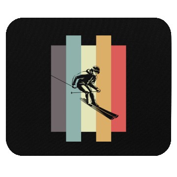 Discover Skiing Mountains Winter sports Nature Mouse Pads