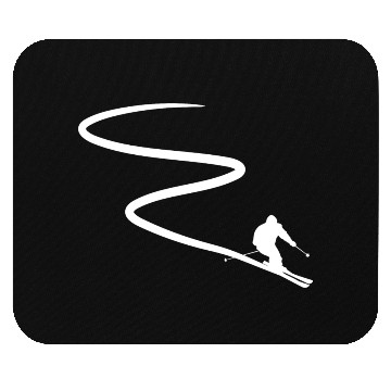 Discover Skiing Mountains Winter sports Nature Mouse Pads