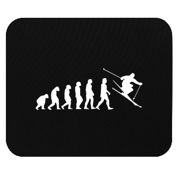 Discover Skiing Mountains Winter sports Nature Mouse Pads