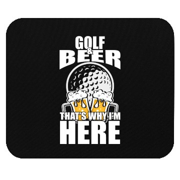 Discover Funny Golf Beer Mouse Pads Funny Picture