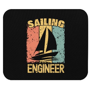 Discover Sailing Engineer retro Mouse Pads