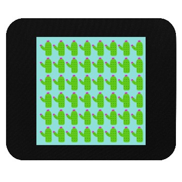 Discover EXOTIC GREEN CACKTUSES PATTERN Mouse Pads