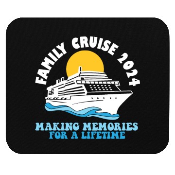 Discover Family Cruise 2024 Voyage Cruising Tour Matching Mouse Pads