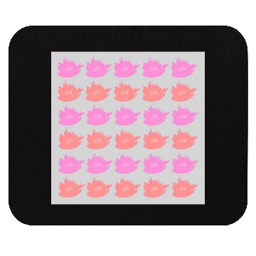 Discover PINK RED FLORAL PATTERN Mouse Pads